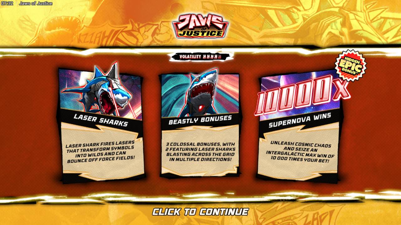 Jaws Of Justice (Hacksaw Gaming) Image 1